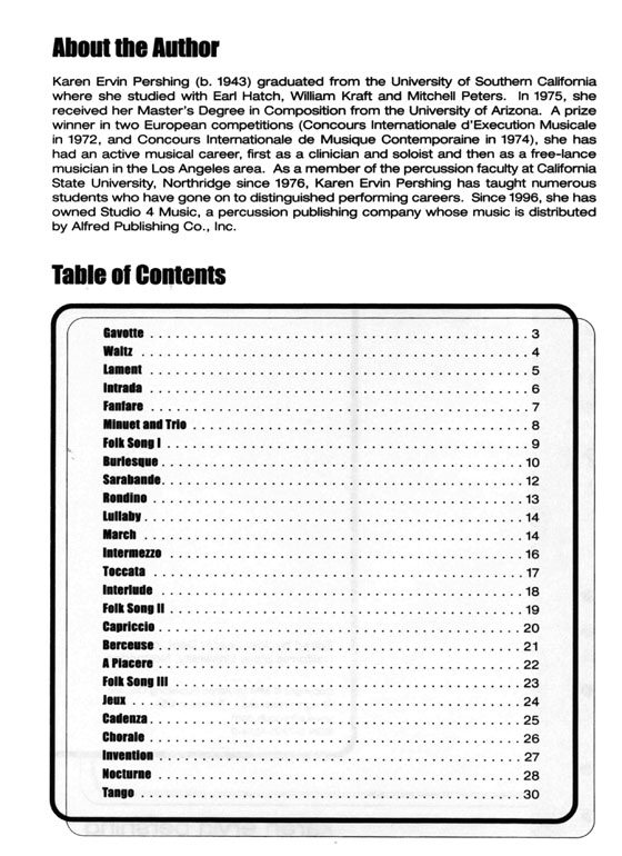 Contemporary Etudes for 3 & 4 Mallets