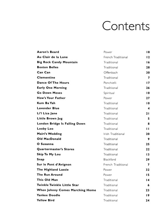 Three's A Crowd【Junior Book A】Piano Accompaniment plus guitar chords