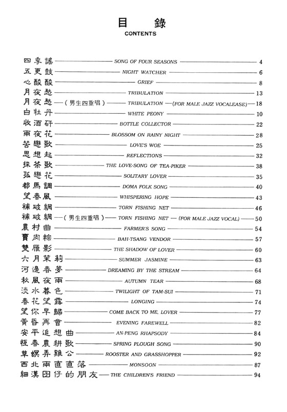 台灣民謠合唱精華