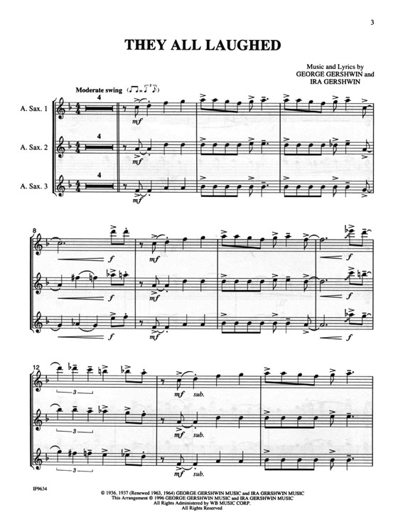 Favorite Gershwin Classics for Alto Sax