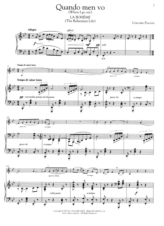 Play Puccini for Alto Saxophone【CD+樂譜】