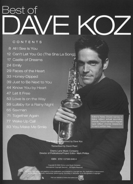 Best of Dave Koz for Saxophone