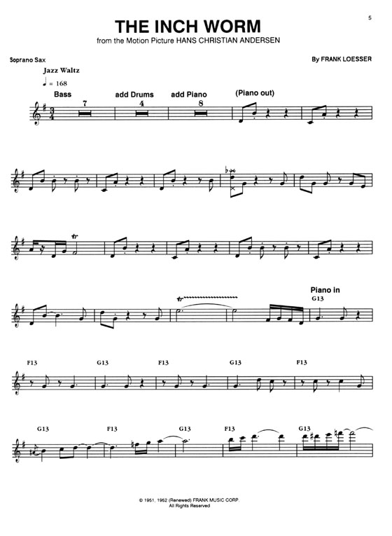 【Coltrane Plays Standards】Artist Transcriptions ‧ Tenor Saxophone