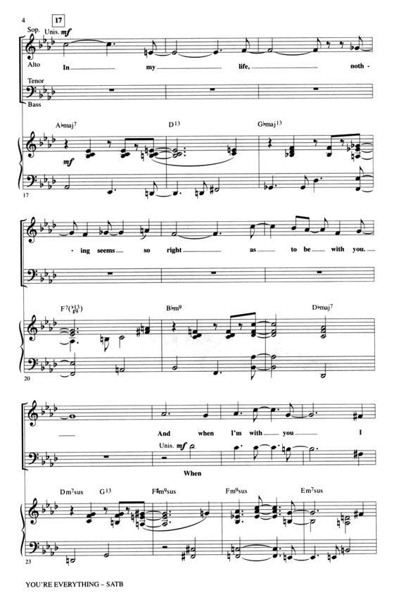 【You're Everything】SATB