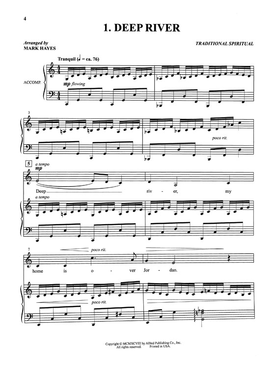 10 Spirituals for Solo Voice【CD+樂譜】The Mark Hayes Vocal Solo Collection‧Medium Low‧Volume 1‧Hayes 10 Spirituals for Solo Voice【CD+樂譜】The Mark Hayes Vocal Solo Collection‧Medium Low‧Volume 1‧Hayes
