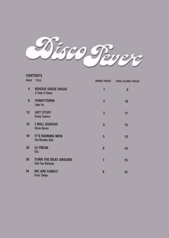 Disco Fever‧Women's Edition【樂譜+CD】Pro Vocal‧Songbook & CD Disco Fever‧Women's Edition【樂譜+CD】Pro Vocal‧Songbook & CD