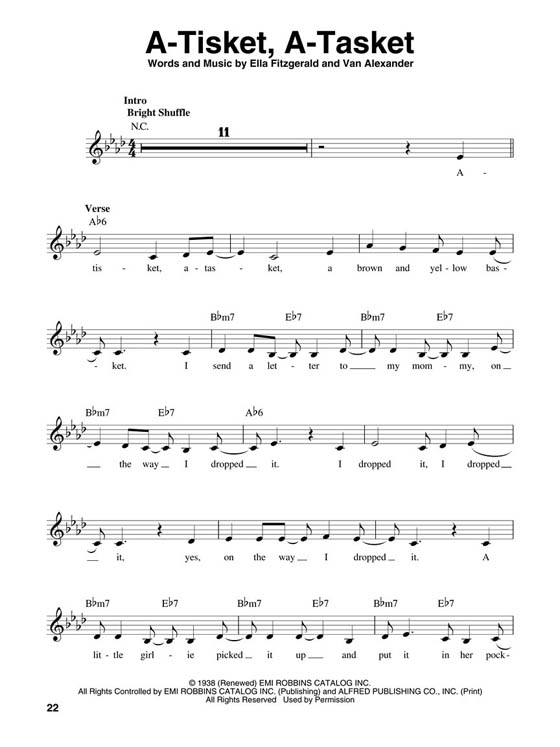 Ella Fitzgerald【CD+樂譜】Hal Leonard Pro Vocal‧Songbook & CD , Volume 12 Ella Fitzgerald【CD+樂譜】Hal Leonard Pro Vocal‧Songbook & CD , Volume 12