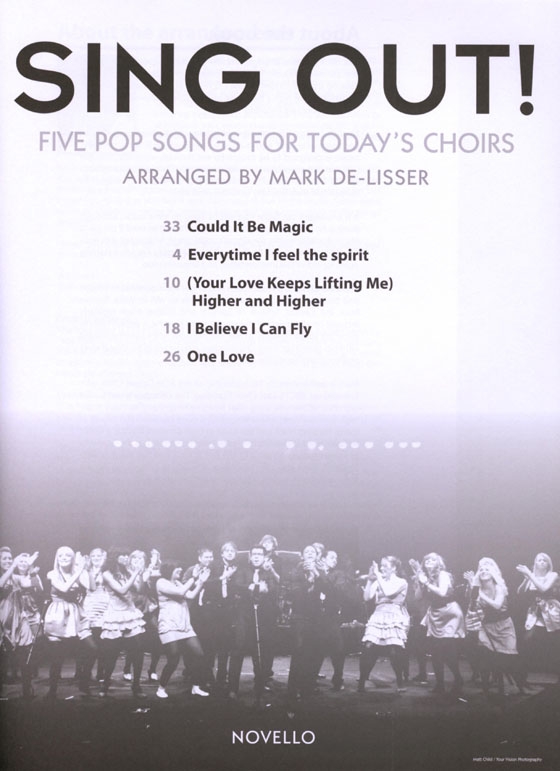 Sing Out! Five Pop Songs for Today's Choirs【CD+樂譜】 Sing Out! Five Pop Songs for Today's Choirs【CD+樂譜】
