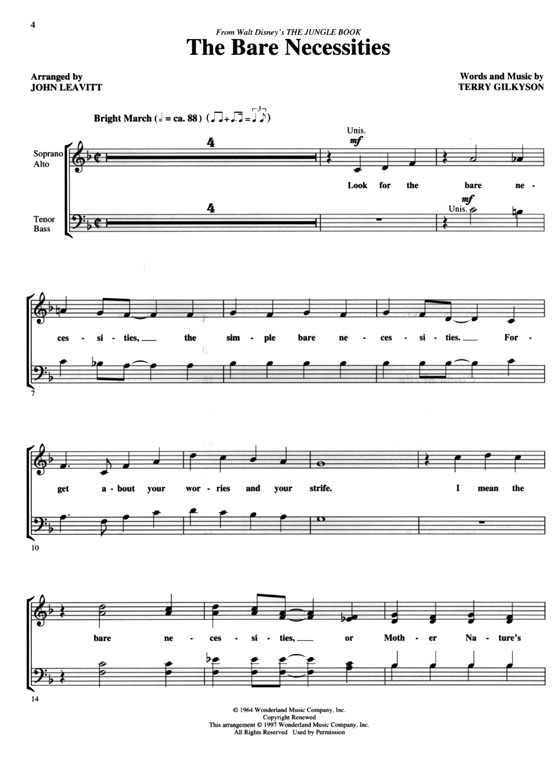 Disney Favorites【CD+樂譜】Sing With The Choir Vol. 7