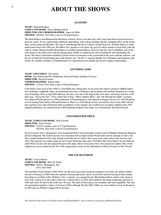 The Singer's Musical Theatre Anthology , Volume 2 , Soprano The Singer's Musical Theatre Anthology , Volume 2 , Soprano