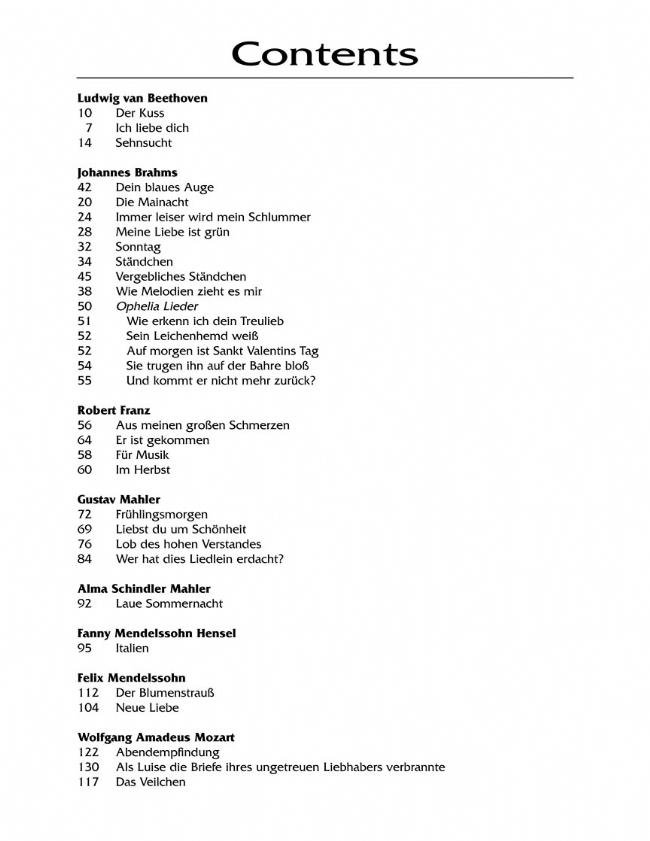 The Lieder Anthology , High Voice The Lieder Anthology , High Voice