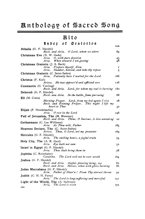 Anthology of Sacred Song Vol. 2. , Alto Anthology of Sacred Song Vol. 2. , Alto