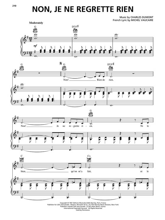 The Big Book of French Songs , Piano‧Vocal‧Guitar The Big Book of French Songs , Piano‧Vocal‧Guitar