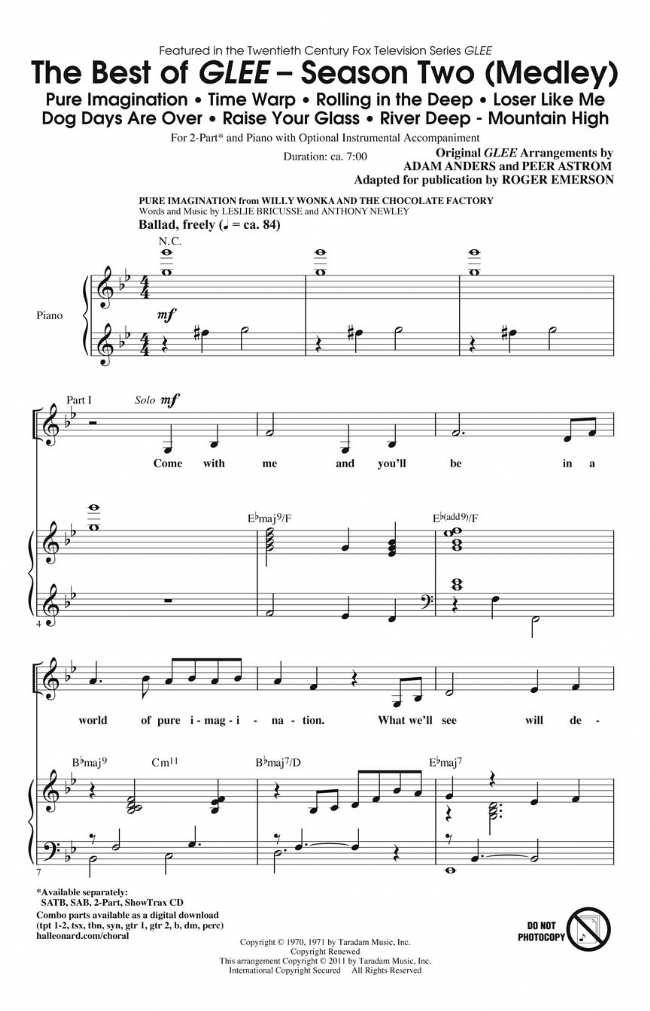 The Best of Glee - Season Two (Medley) 2-Part The Best of Glee - Season Two (Medley) 2-Part