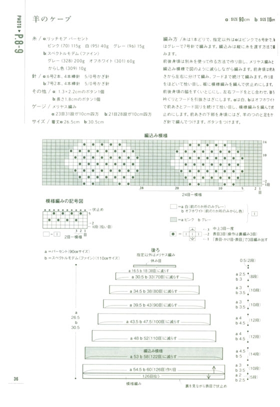 こどものどうぶつニット 90cm&110サイズで編める