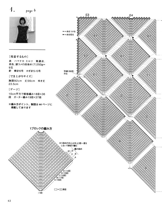 手あみのセーター&ベスト 秋冬 自分のサイズで編むM‧L‧フリーの作品