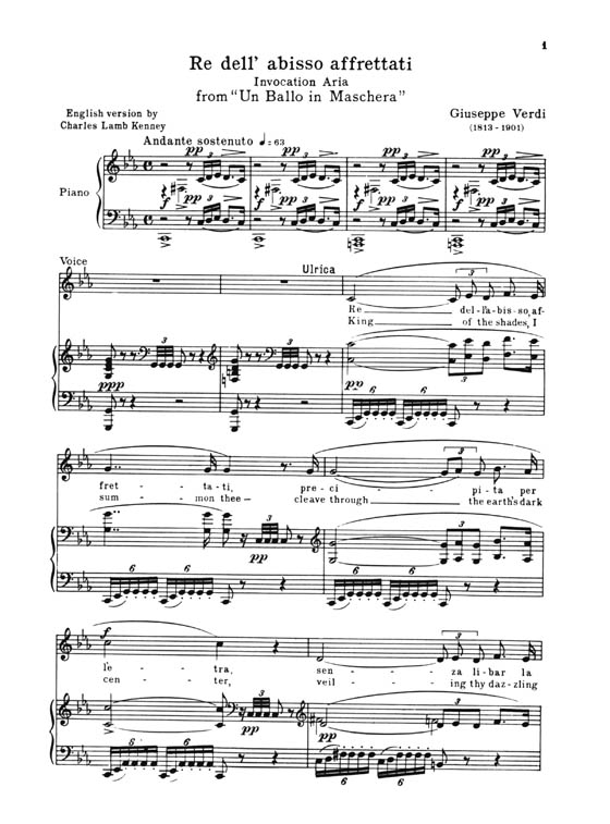 Arias for Mezzo-Soprano and Alto , Volume One