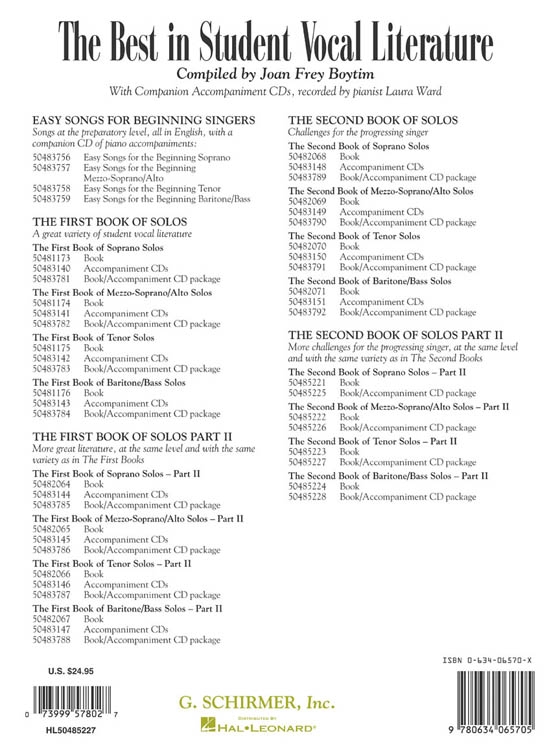 The Second Book of Tenor Solos【CD+樂譜】Part Ⅱ The Second Book of Tenor Solos【CD+樂譜】Part Ⅱ