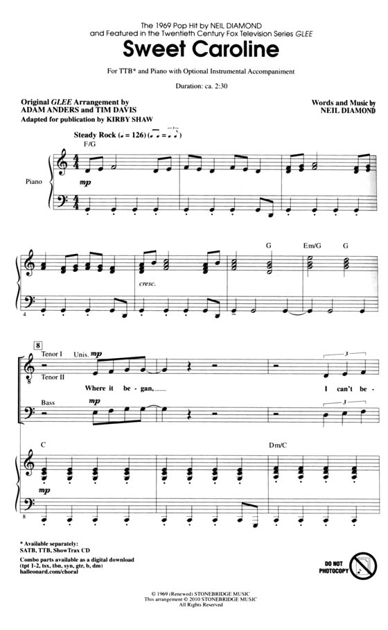 【Sweet Caroline】TTB 【Sweet Caroline】TTB