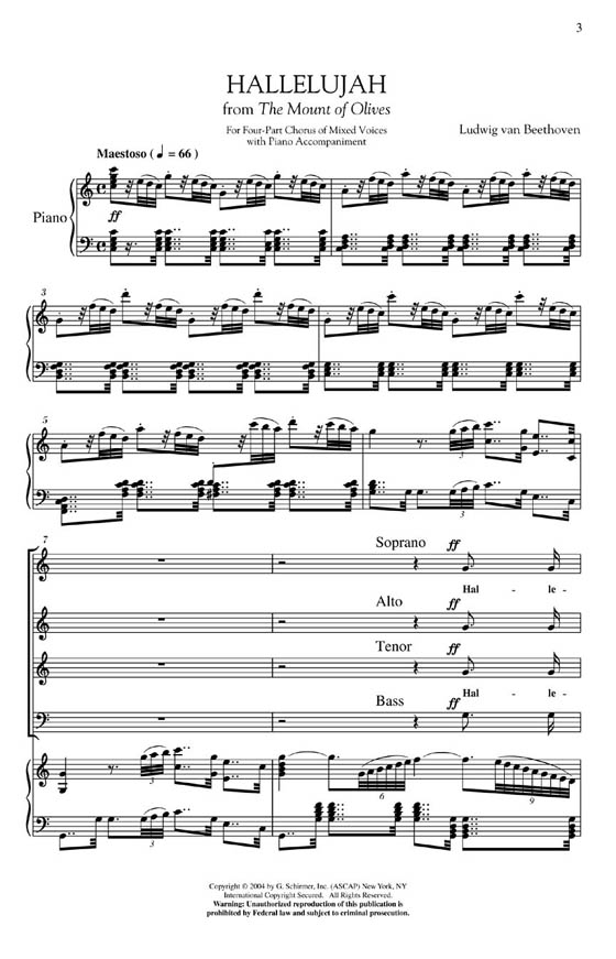 Schirmer Classic Choruses SATB