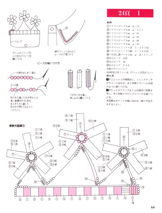 たのしいビーズ遊び