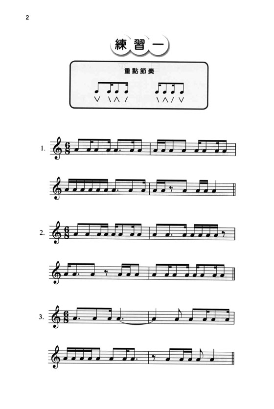 快樂視唱系列之節奏 : 節奏68拍(二)
