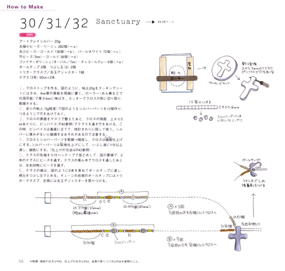 ビーズ&シルバー アートクレイシルバー650でつくるアクセサリー