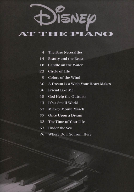 【Disney At The Piano】Piano Solo