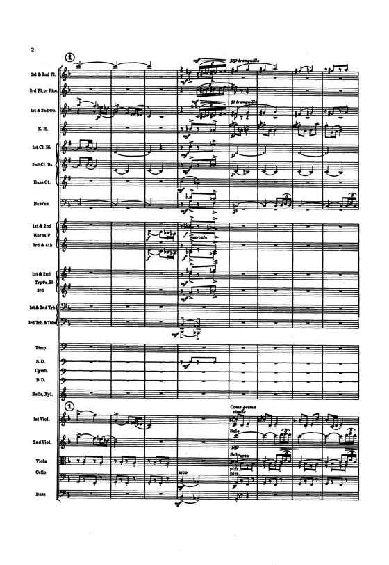 George Gershwin's【An American in Paris】Full Miniature Score