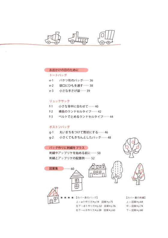 入園、入学に役立つ 子どものためのバッグ作り