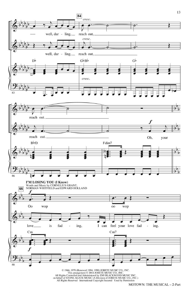 Motown: The Musical 2-Part Motown: The Musical 2-Part