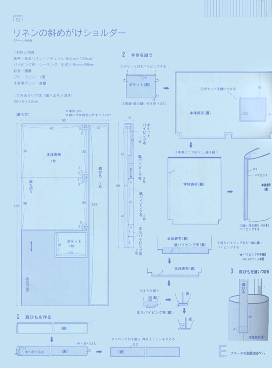 シンプルでかんたんに作れる おでかけBag