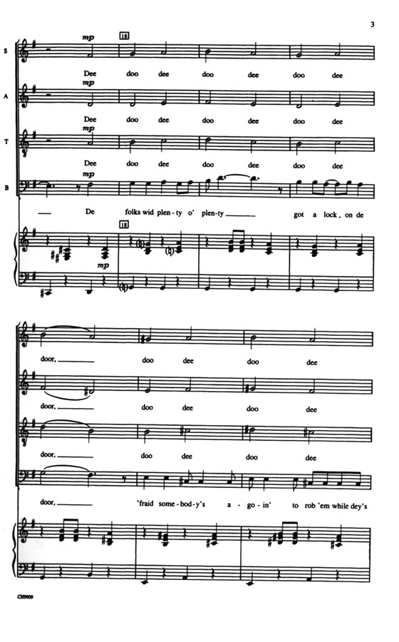 Porgy and Bess SATB, accompanied