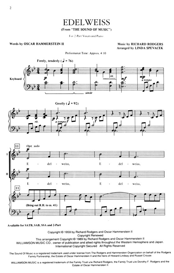 【Edelweiss】2-Part 【Edelweiss】2-Part