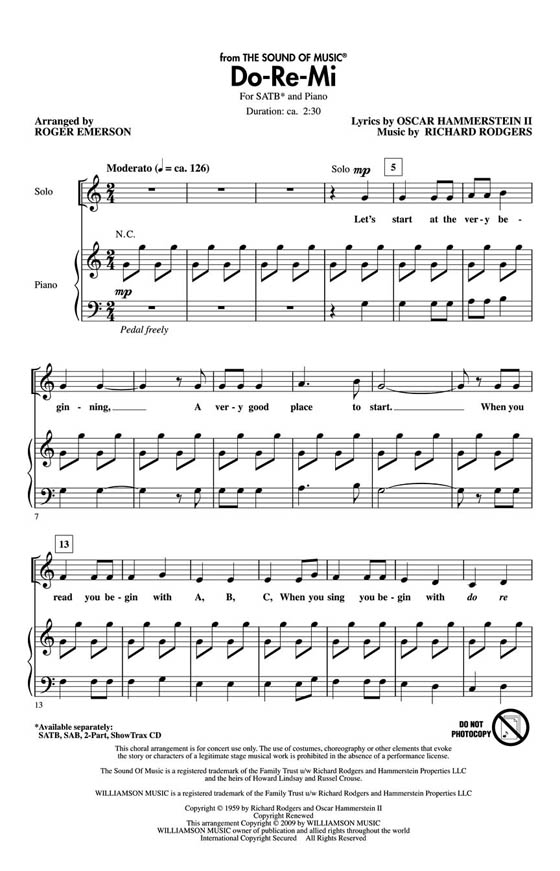 【Do-Re-Mi】SATB 【Do-Re-Mi】SATB