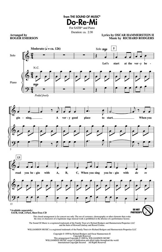 【Do-Re-Mi】SATB