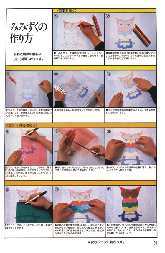 ステンドパネル手芸