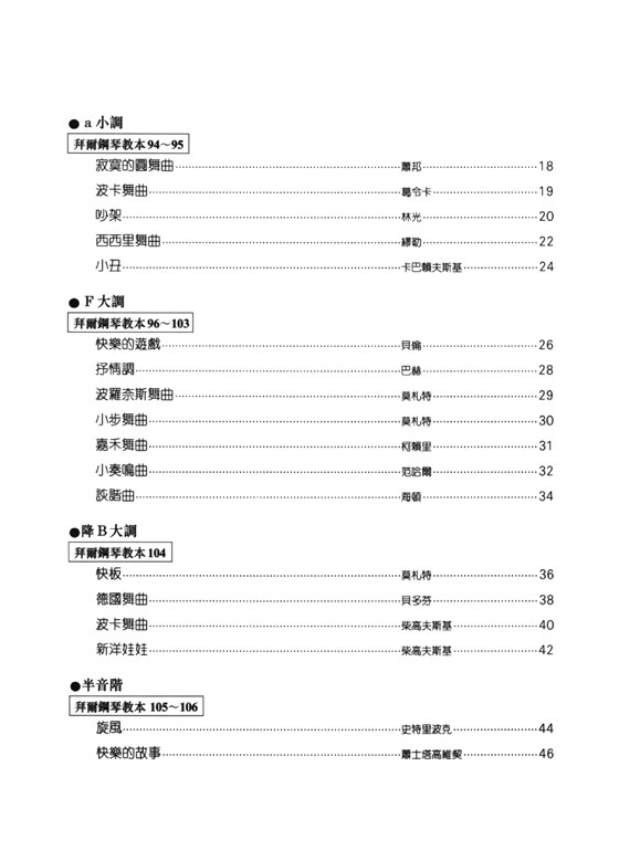 兒童的拜爾併用曲集【5】