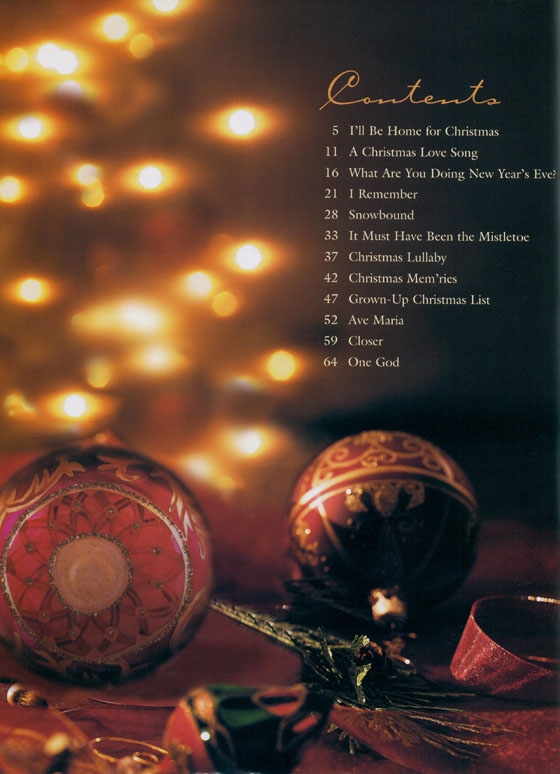 Barbra Streisand【Christmas Memories】Piano‧Vocal‧Guitar