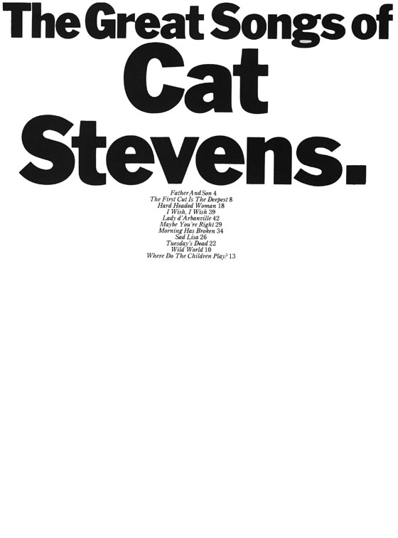 The Great Songs of Cat Stevens.