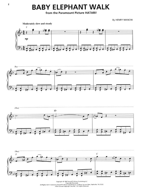 Henry Mancini【CD+樂譜】Hal‧Leonard Piano Play-Along , Volume 110