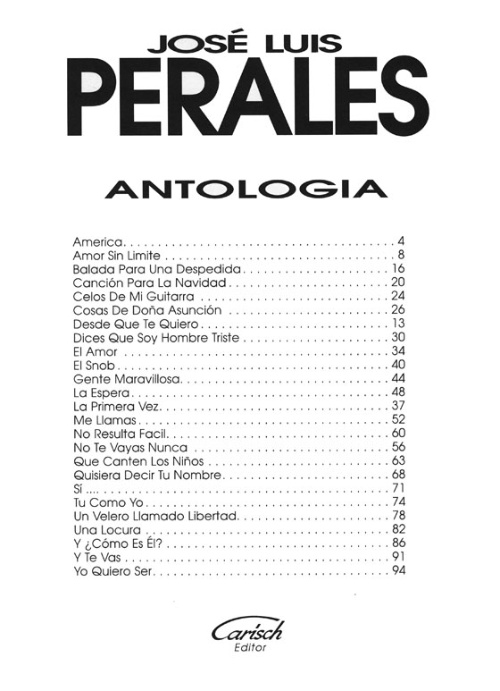 Jose Luis Perales-Antologia