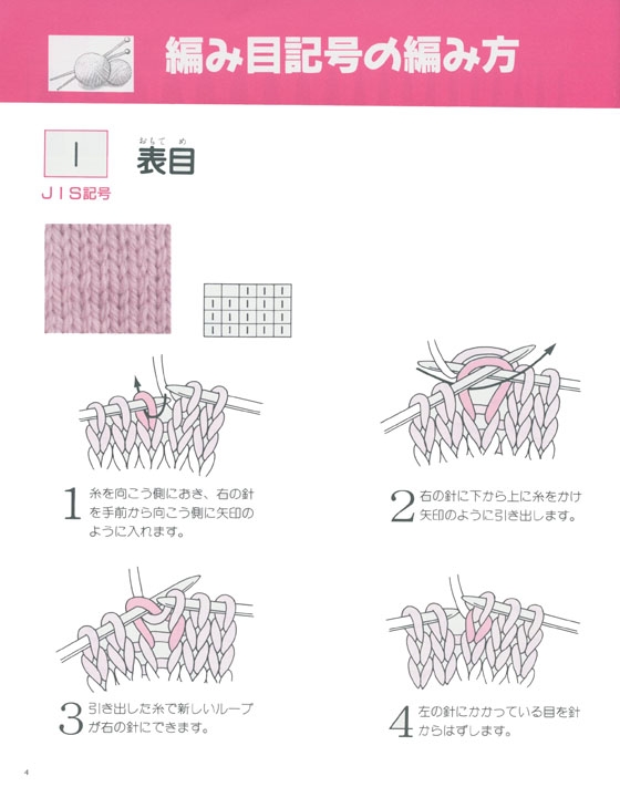 編み物の基礎 棒針編み