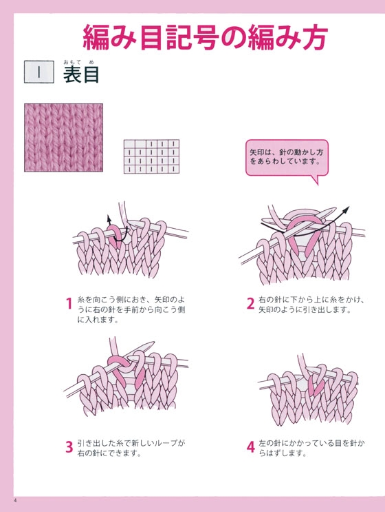 わかりやすい 棒針編み 基礎テクニック