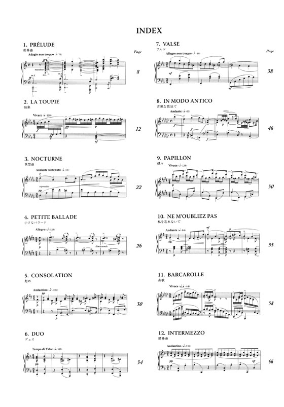 Arensky【Twenty-four Characteristic Pieces, Op.36】 ／アレンスキー 24の性格的小品 作品36