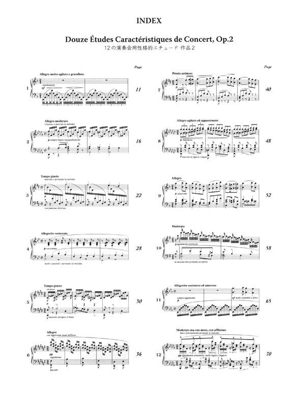 (絕版)Henselt【Etudes Op.2／Op. 5】ヘンゼルト エチュード 作品2／作品5