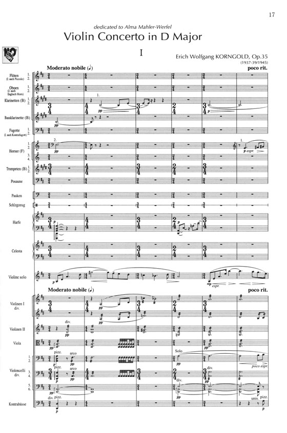 Korngold コルンゴルト ヴァイオリン協奏曲ニ長調 Korngold コルンゴルト ヴァイオリン協奏曲ニ長調