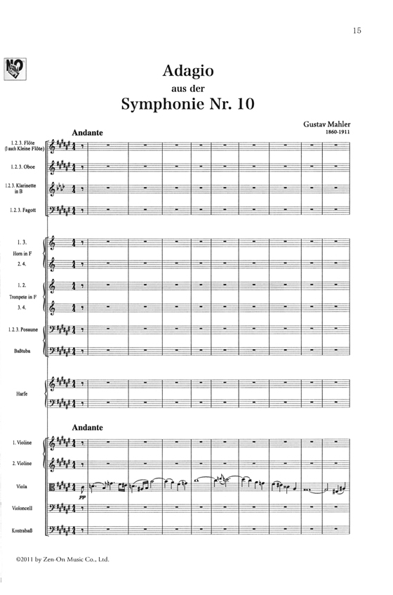 Mahler Symphony No.10-Adagio／マーラー 交響曲第10番-アダージョ