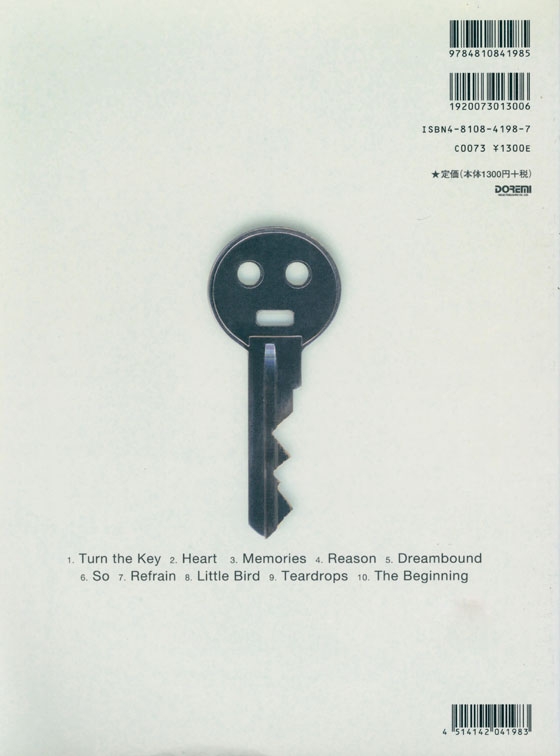 (絕版)Piano Solos S.E.N.S [センス]／The Key