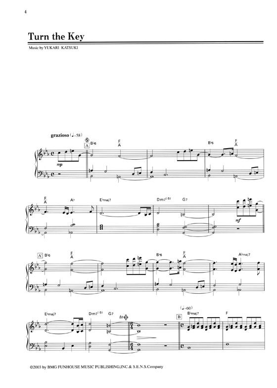 Piano Solos S.E.N.S [センス]／The Key